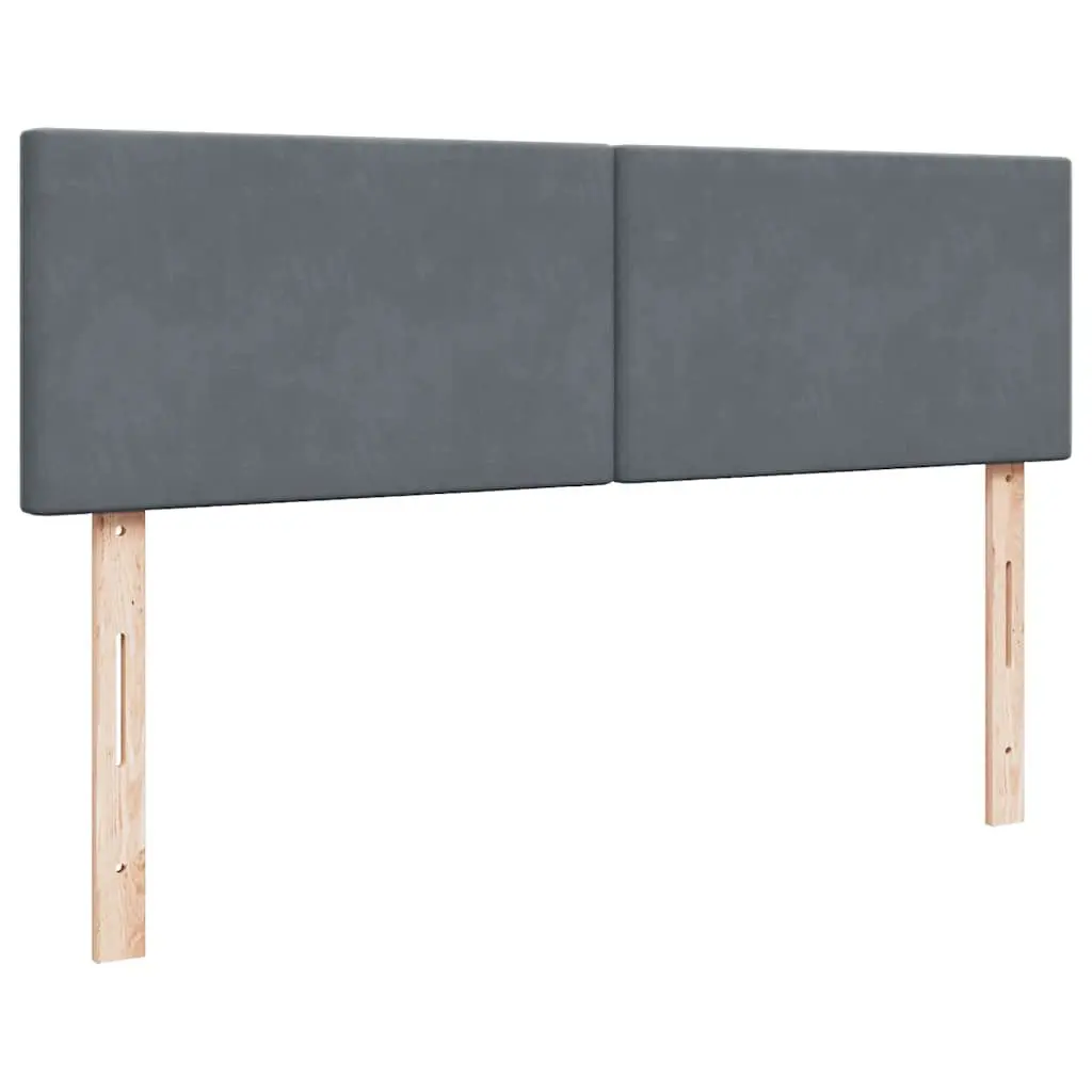 Queen Ottoman Bed with Pocket Spring Mattress LED Lights Storage Grey Velvet