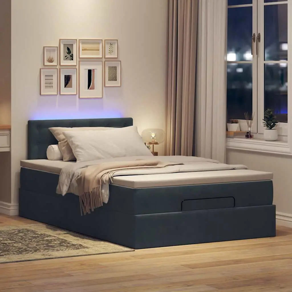 King Single Ottoman Bed with Mattress
