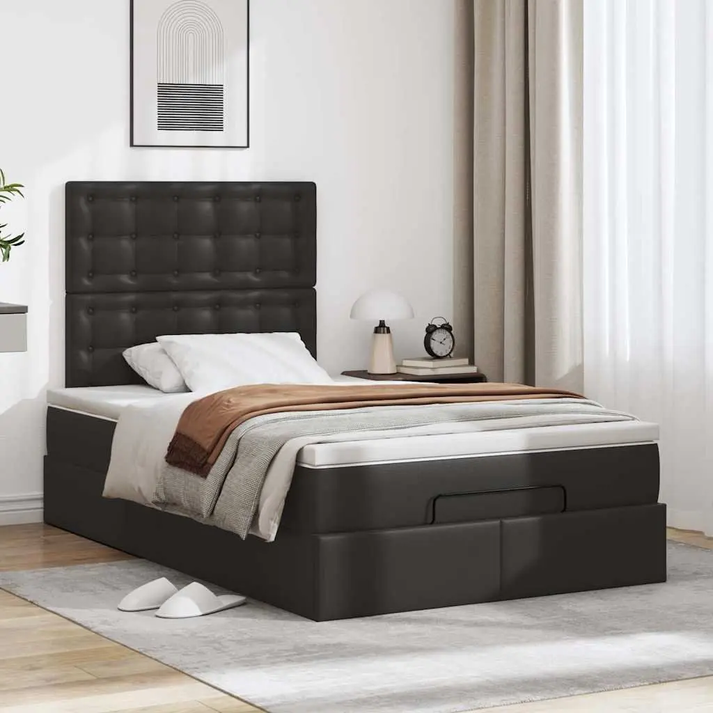 King Single Ottoman Bed Frame with Mattress