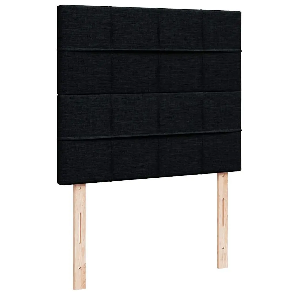 Ottoman Bed with Pocket Spring Mattress King Single Black