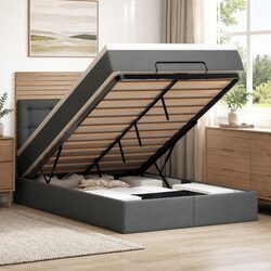 King Single Ottoman Bed with Pocket Spring Mattress