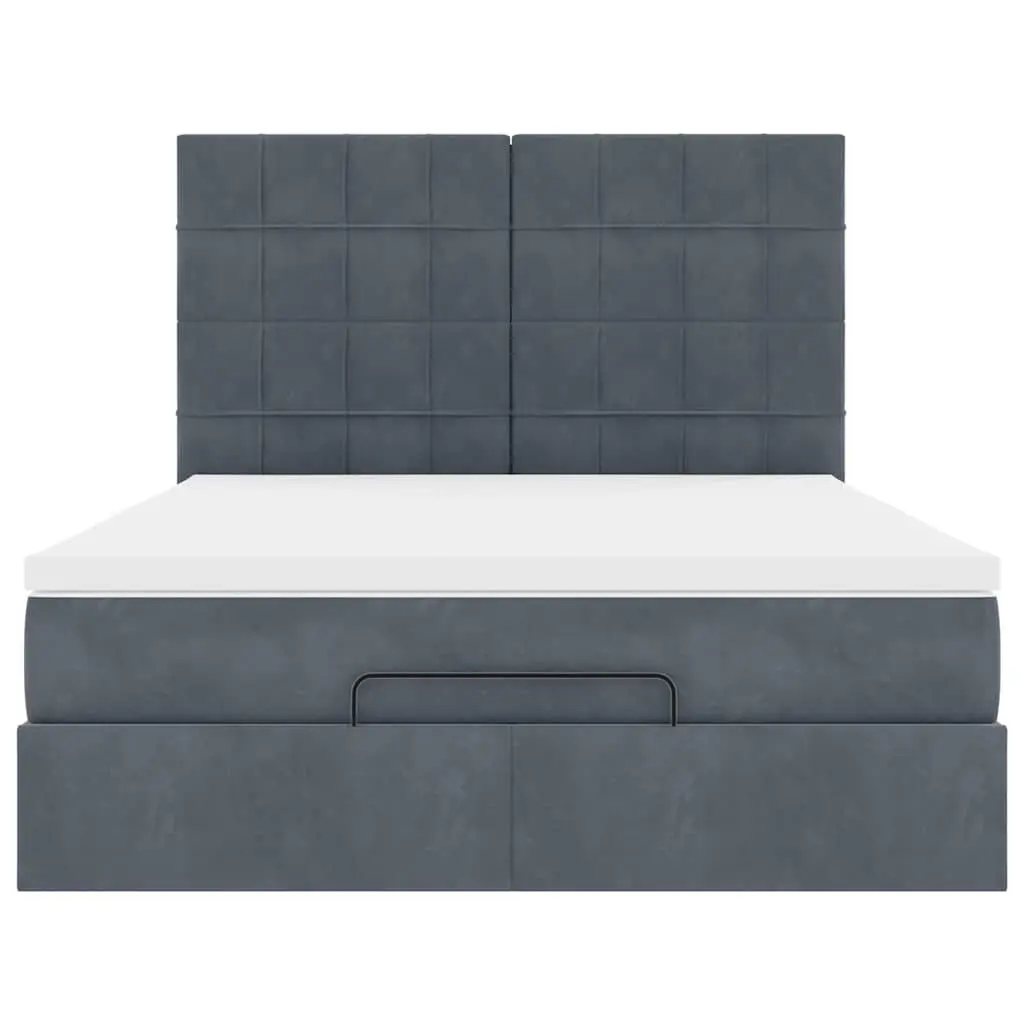 Queen Ottoman Storage Bed with Mattress