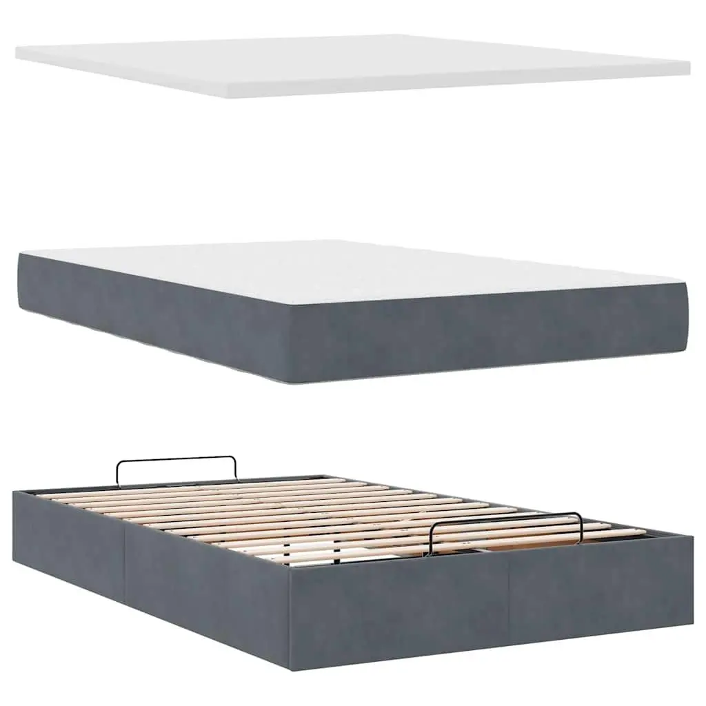 King Single Ottoman Bed with Mattress