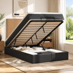 King Single Ottoman Bed with Pocket Spring Mattress Specs