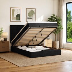 Queen Ottoman Bed Specifications: Pocket Spring and Storage Solutions