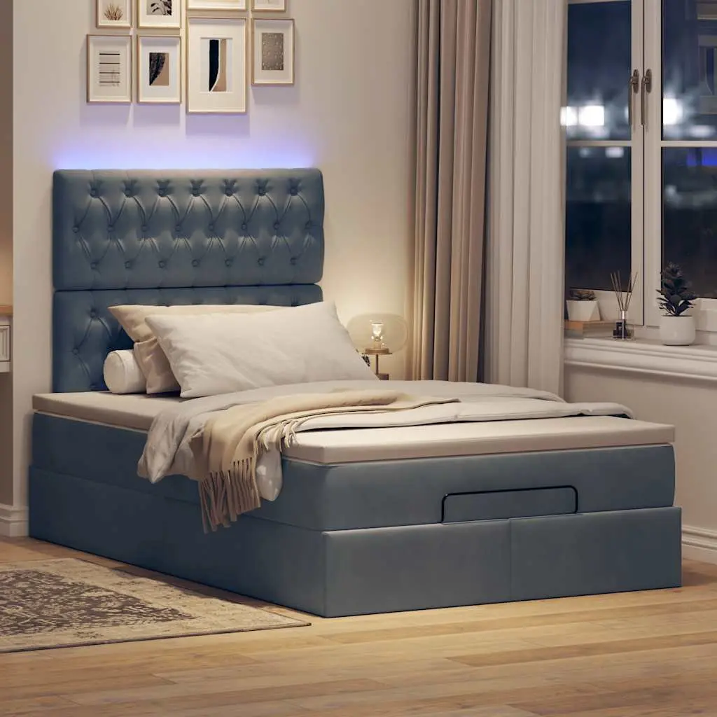 King Single Ottoman Bed with Mattresses