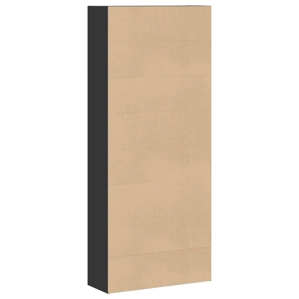 Book Cabinet Black 80x30x189cm Bookcase Storage Shelf Room Divider