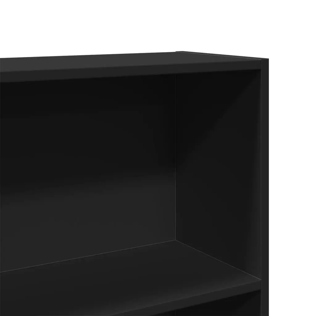 Book Cabinet Black 80x30x189cm Bookcase Storage Shelf Room Divider