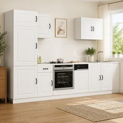 Specifications of 7 Piece White Kitchen Cabinet Set
