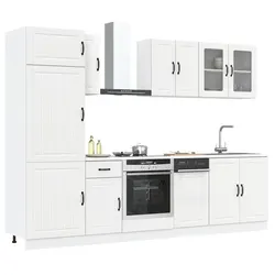 Specifications of 8-Piece White Kitchen Cabinet Set