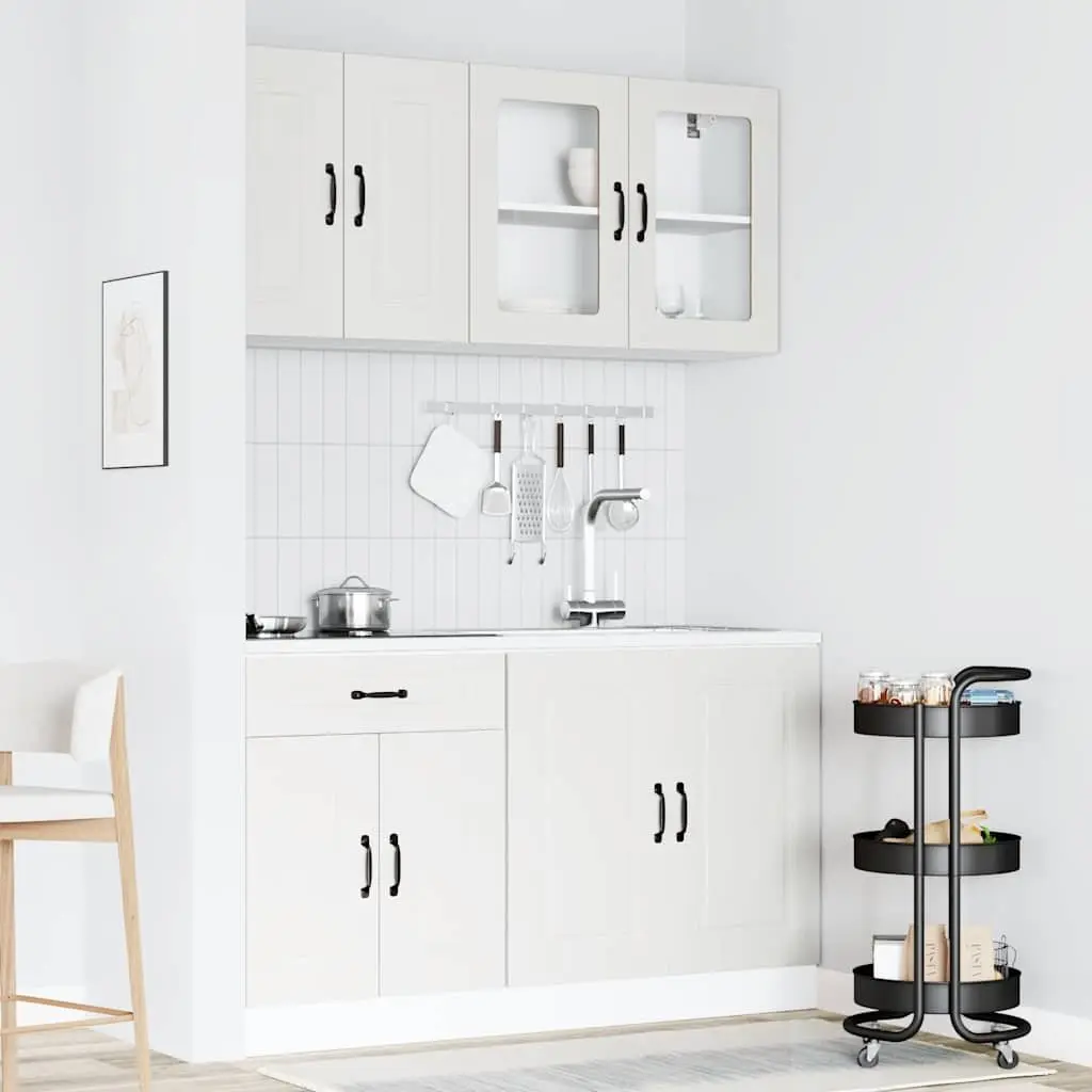 Engineered Wood 4-Piece Kitchen Cabinet Set