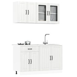 4 Piece White High Gloss Kitchen Cabinet Set Specifications