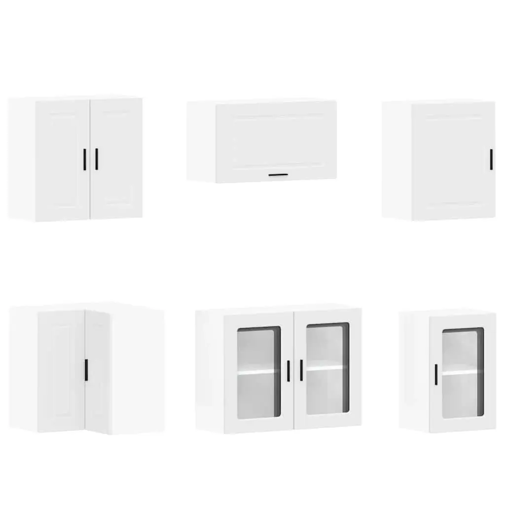 11 Piece Kitchen Cabinet Set in White