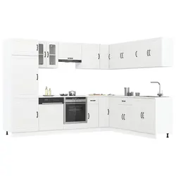 Engineered Wood 14-Piece Kitchen Cabinet Set Specifications