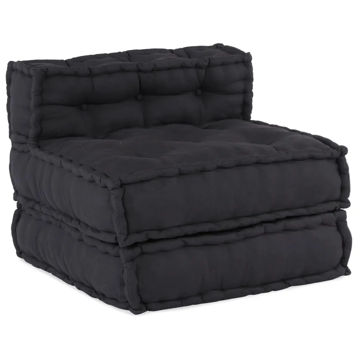 Modular Sofa Unit Indoor Outdoor 210 x 140 x 56 cm Anthracite Fabric