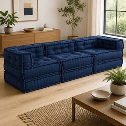 Dimensions and Features of Modular Sofa Unit - 3 Pieces