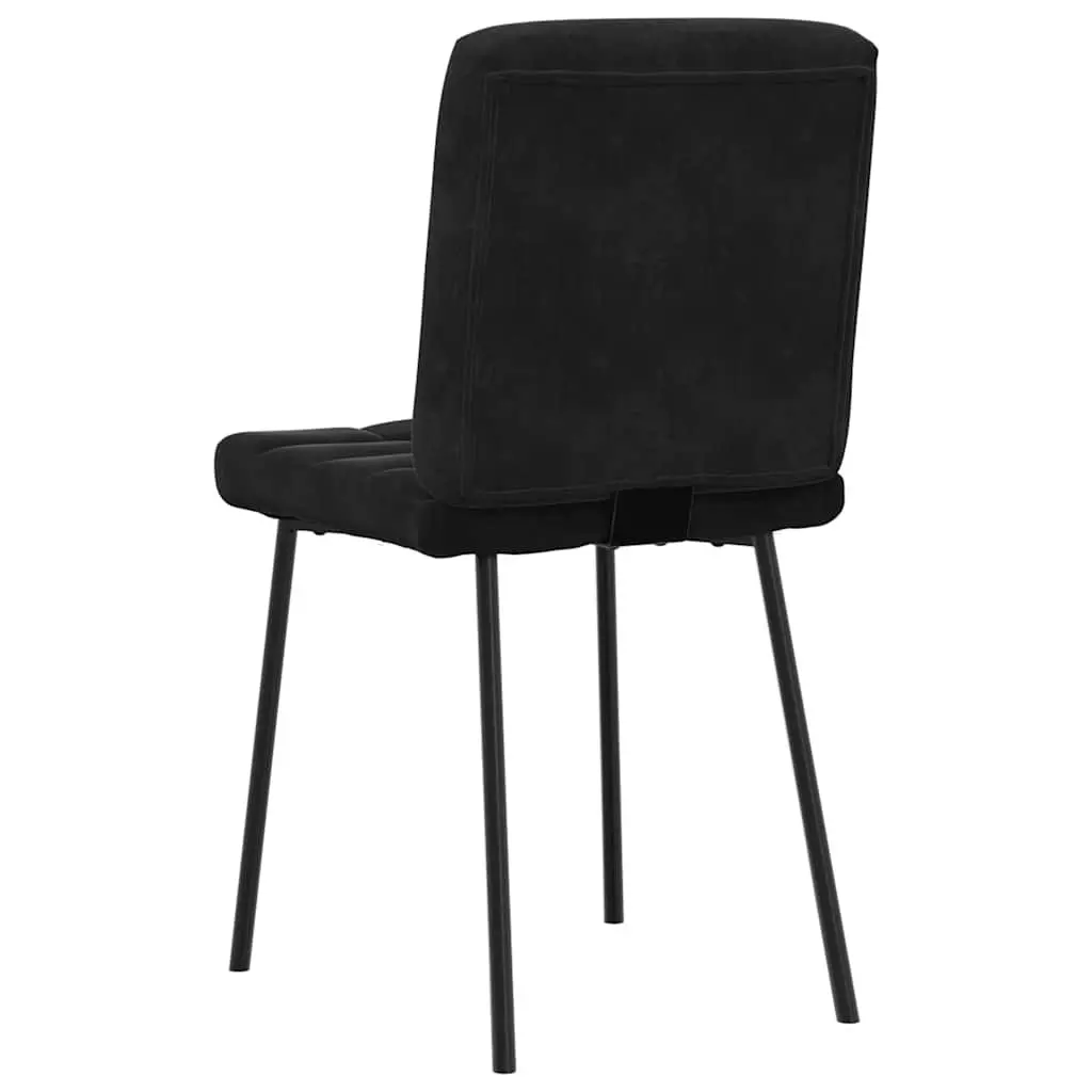 Dining Chairs Kitchen Room Black Velvet 4 Piece Set Modern