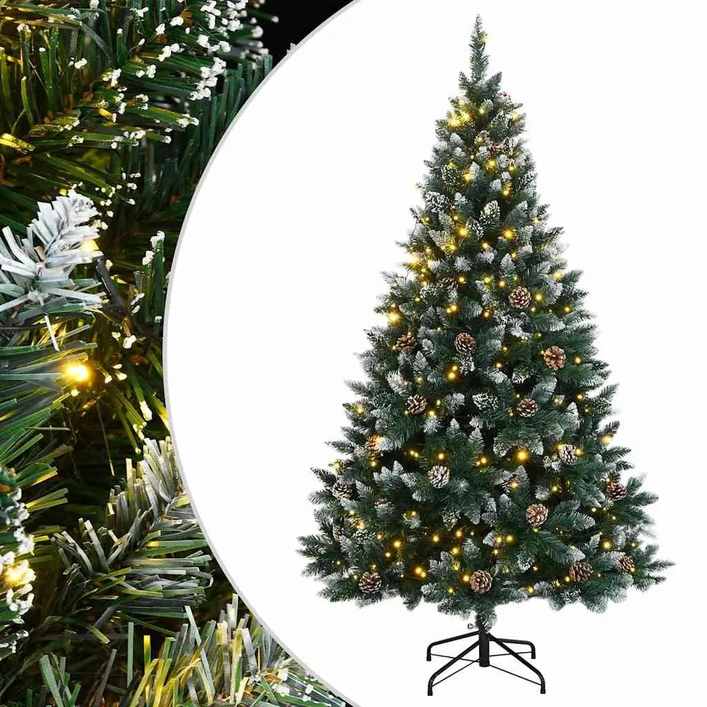 Artificial Christmas Tree 120 cm Green for Home Decoration with 150 LED Lights and 8 Modes