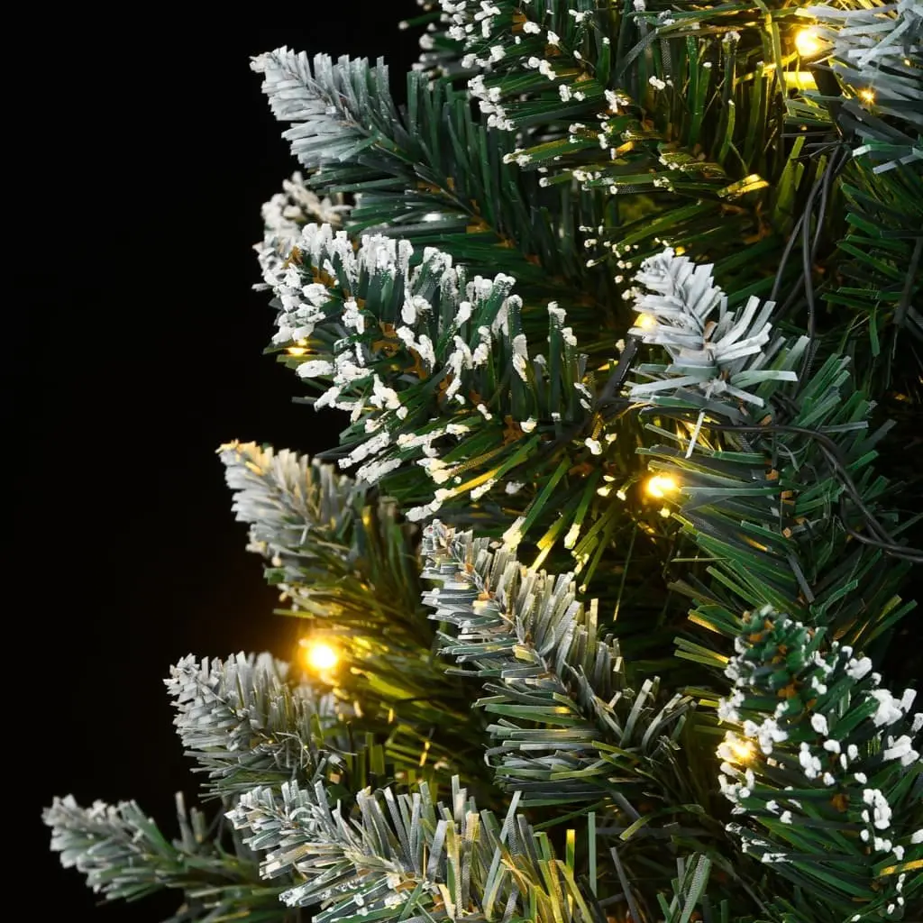 Artificial Christmas Tree Green 150cm for Holiday Decoration with 150 LED Lights