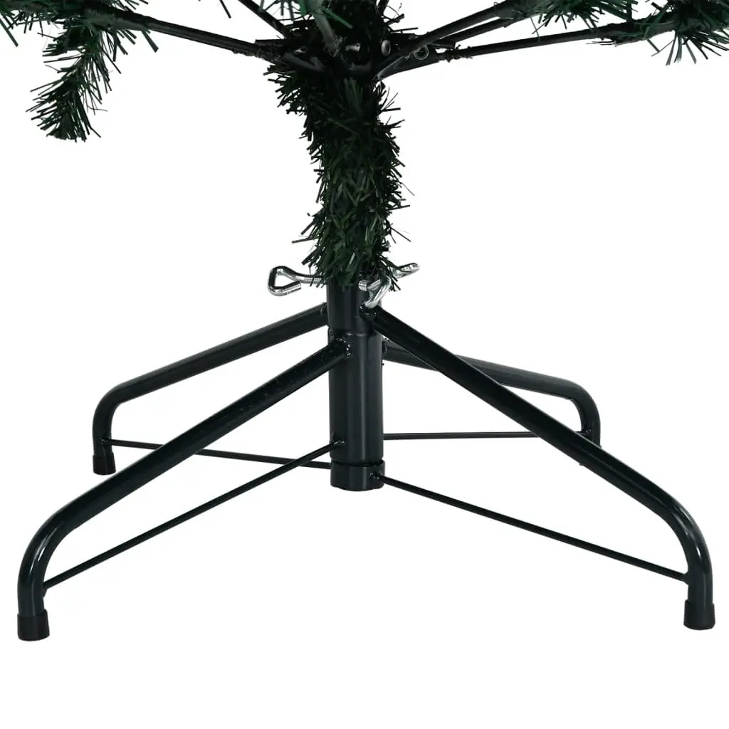 Artificial Christmas Tree Green 150cm for Holiday Decoration with 150 LED Lights