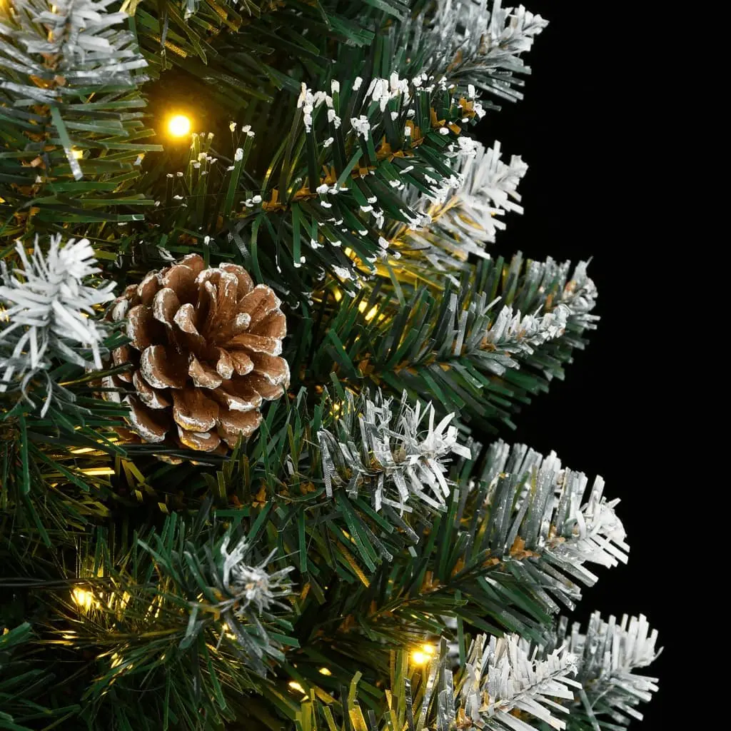 210cm Slim Christmas Tree with LEDs