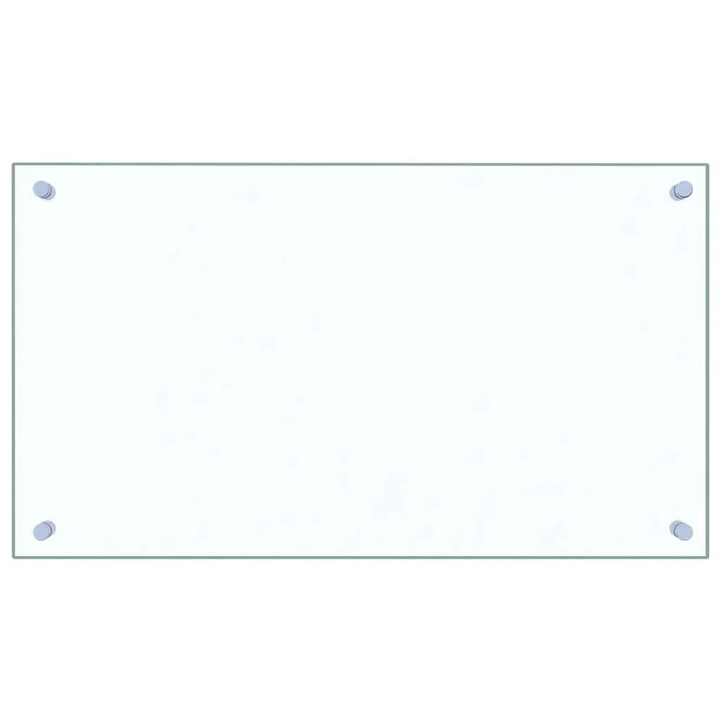 Tempered Glass Kitchen Backsplash Splash Guard 70x40 cm 2 Piece