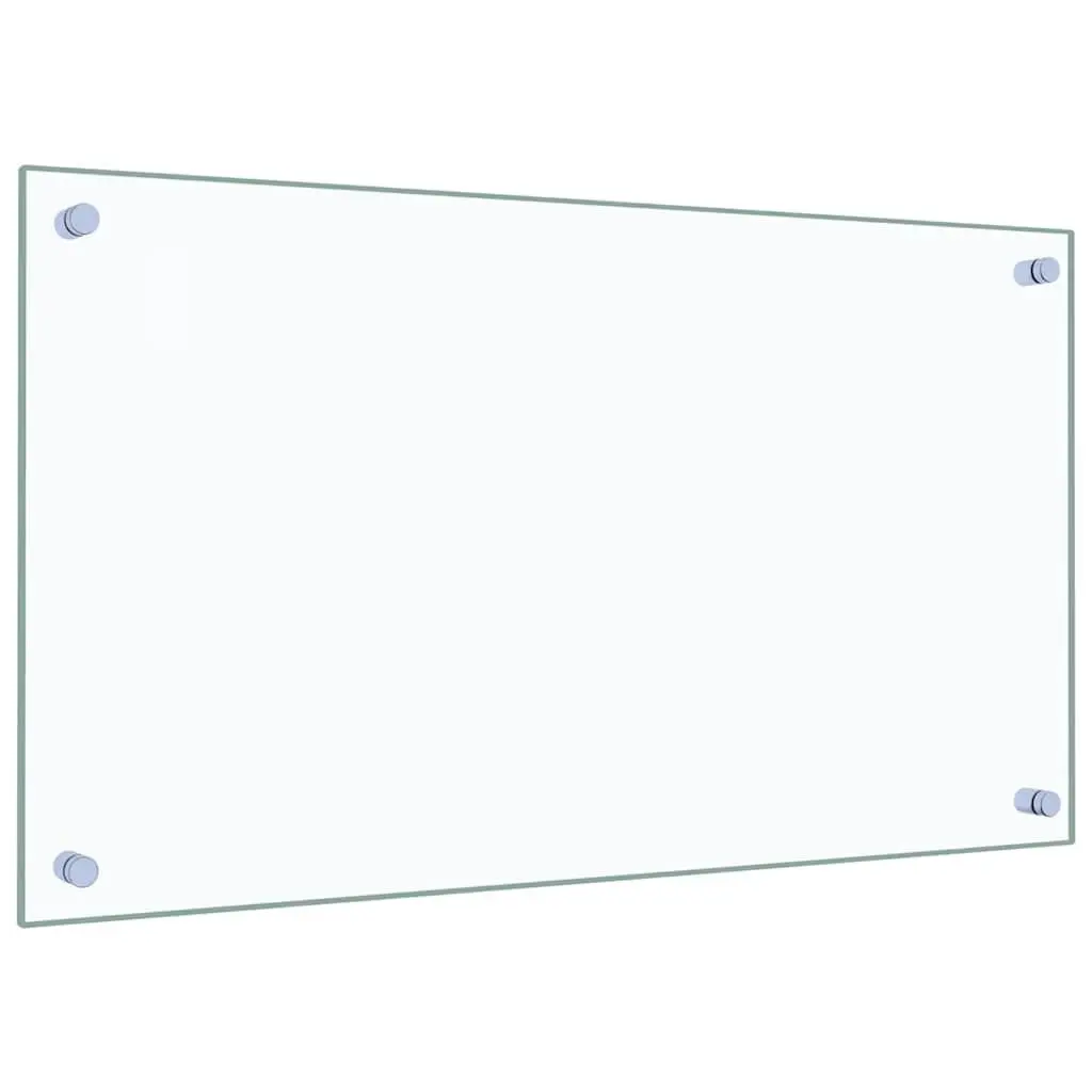 Tempered Glass Kitchen Backsplash Splash Guard 70x40 cm 2 Piece