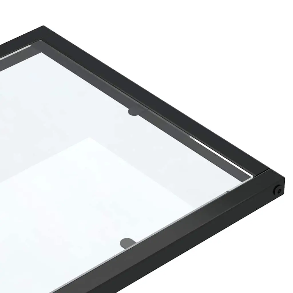 Tempered Glass Computer Side Table