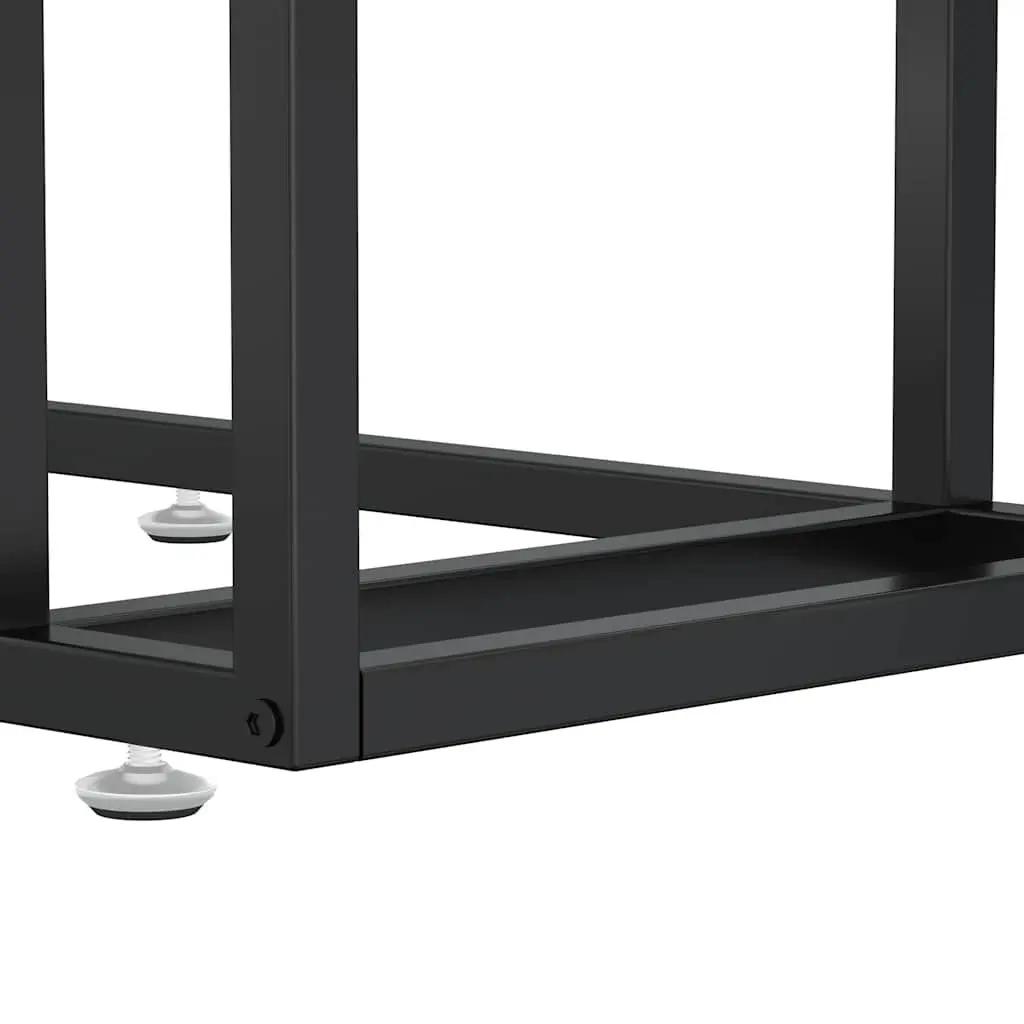 Tempered Glass Computer Side Table