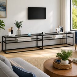 Dimensions and Specs of a Tempered Glass TV Stand