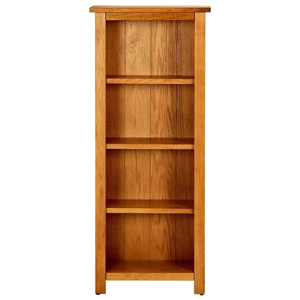4-Tier Wooden Bookcase for Home 45x22x110 cm Brown Standing Shelf Storage Display Unit