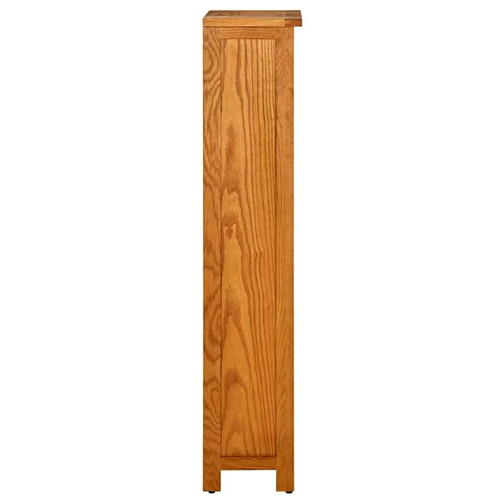 4-Tier Wooden Bookcase for Home 45x22x110 cm Brown Standing Shelf Storage Display Unit