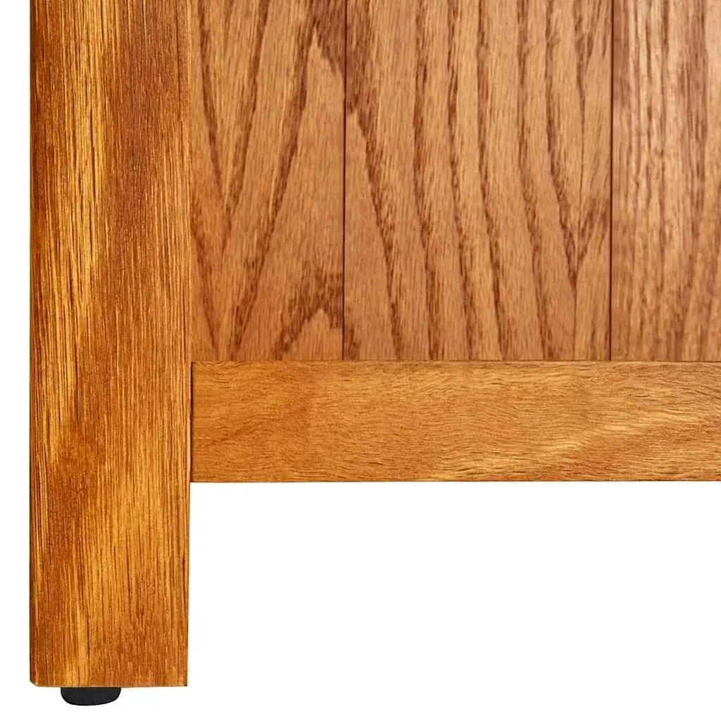 7-Tier Bookcase for Study Living Room Office 60x22x200 cm Solid Oak Wood Standing Shelf Storage Display