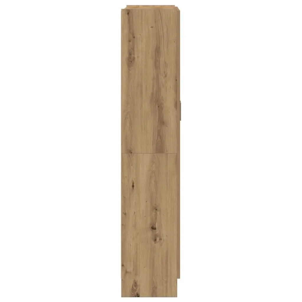 Brown Highboard Standing Shelf Storage Cabinet Engineered Wood Bookcase 150cm