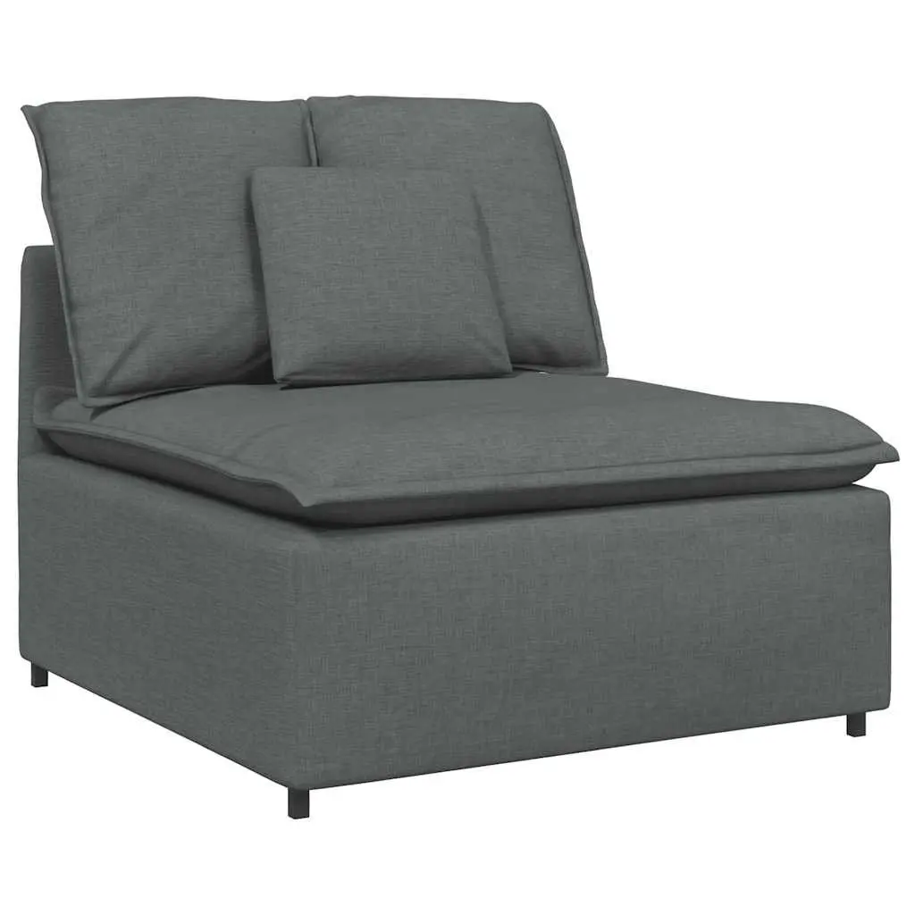 Three-Section Modular Sofa in Grey