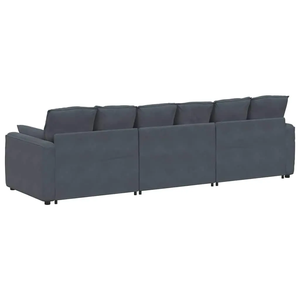 Modular Three-Section Sofa Unit
