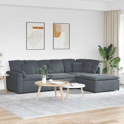Specifications of Grey Velvet Modular Sectional Sofa