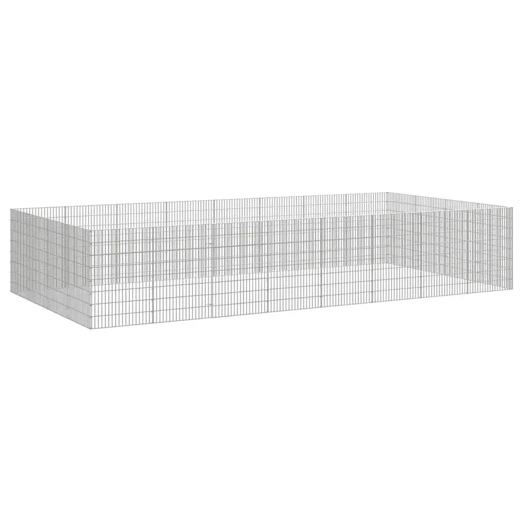 Small Animal Enclosure 24 Panel Pen for Rabbit Guinea Pig Run Exercise Playpen