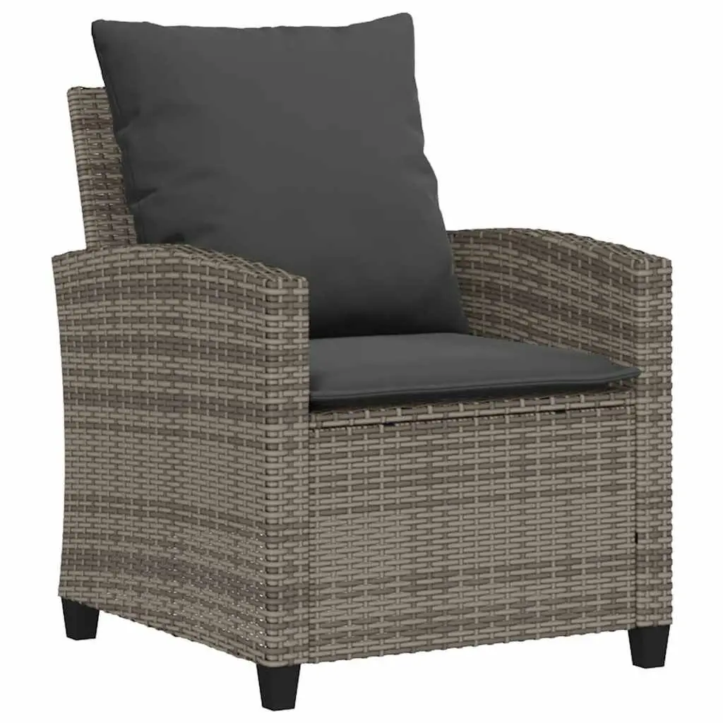 6-Piece Grey Garden Sofa Set