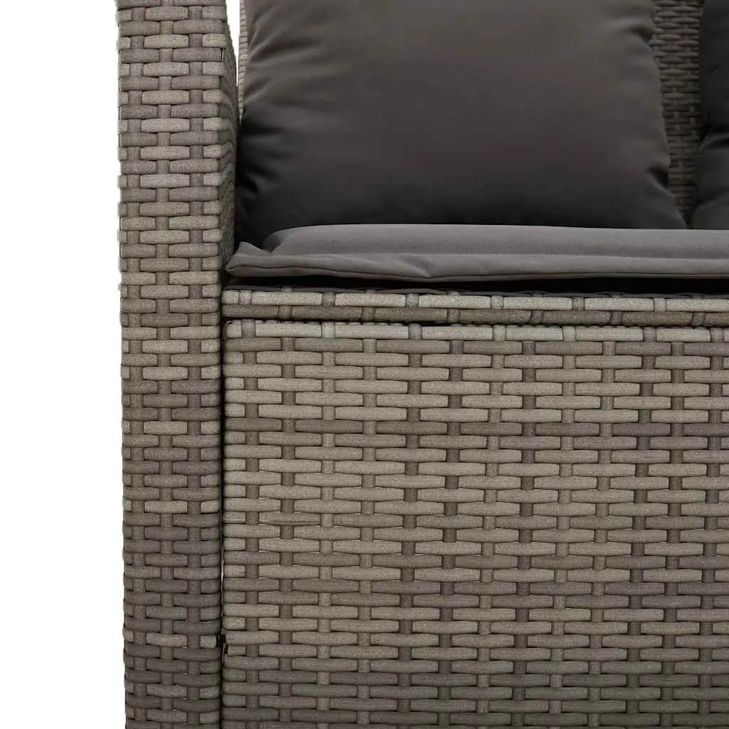 6-Piece Grey Garden Sofa Set
