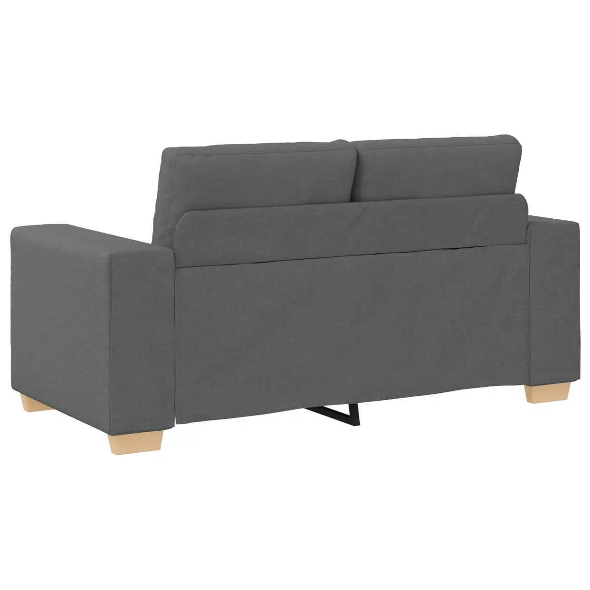Modular Sofa Set 3-Piece Living Room Couch Grey Linen-blend Fabric Lounger