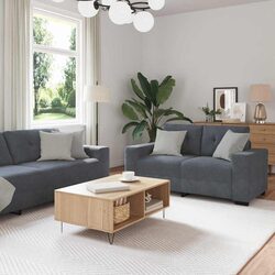 Specifications of 3 Piece Grey Velvet Sofa Set