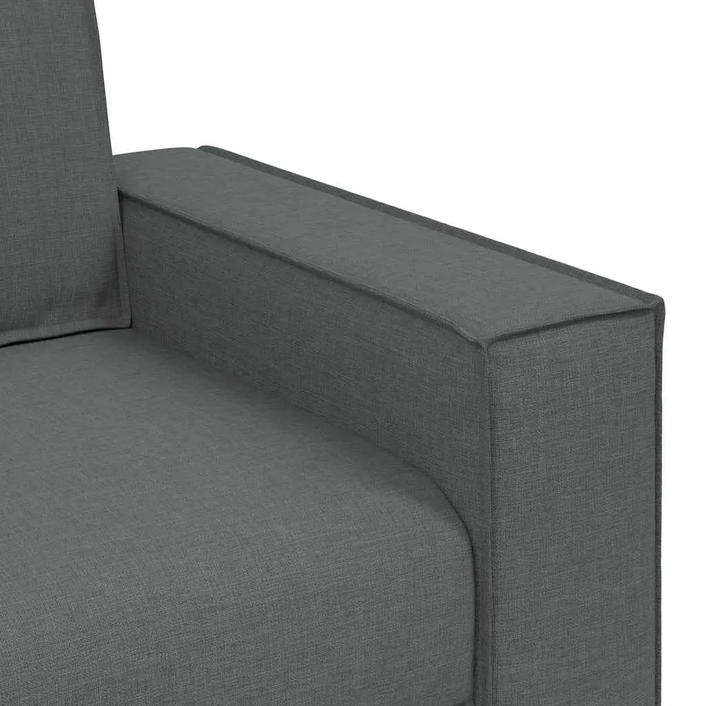 2 Piece Grey Sofa Set Living Room Couch