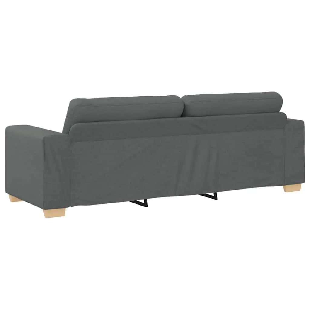 2 Piece Grey Sofa Set