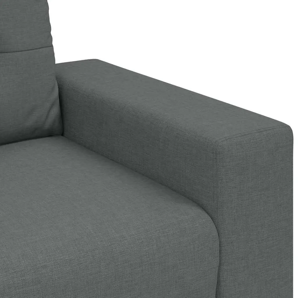 2 Piece Grey Sofa Set