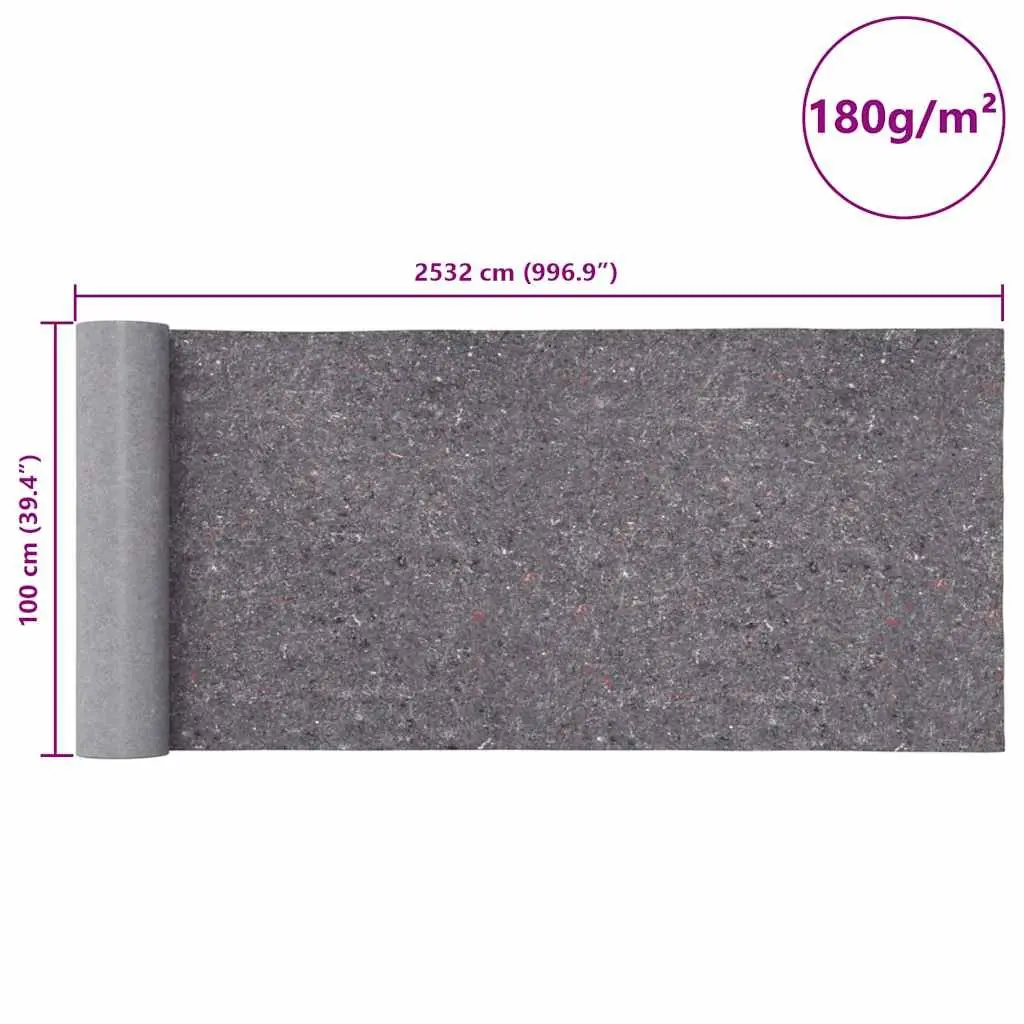 Non-slip Painter Fleece Floor Protection 25m x 1m 2 Rolls