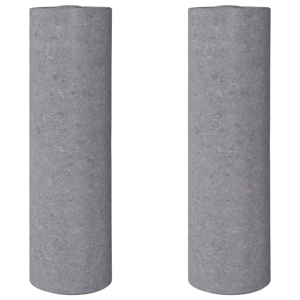 Non-slip Painter Fleece Roll 50m x 1m Floor Protection Dust Cover 220gsm 2 Pack