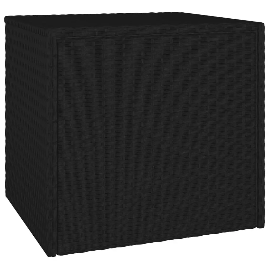 Outdoor Side Tables Set 3 Piece Black Garden Patio Furniture