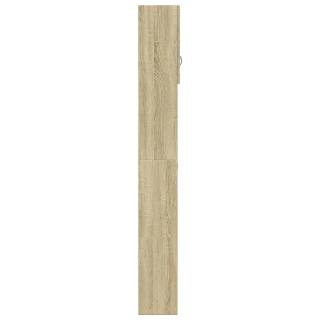 Bathroom Furniture Set Above Washing Machine 2pcs Sonoma Oak