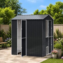 Bird Cage Specifications: 215 x 210 x 247 cm, Galvanised Steel
